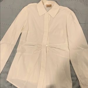 A Pea In A Pod White Maternity Shirt